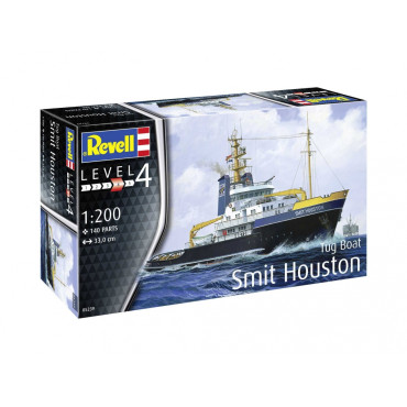 KIT PARA MONTAR REVELL BARCO REBOCADOR TUG BOAT SMIT HOUSTON 1/200 140 PEÇAS REV 05239